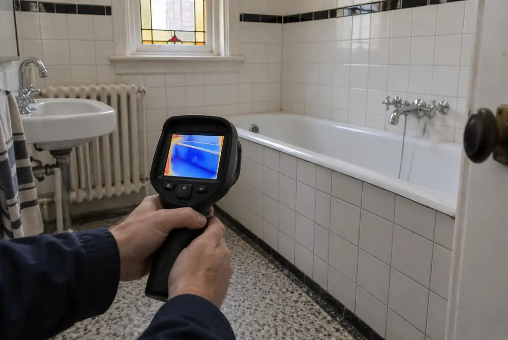 Lekdetectie Ter Aar – onderzoek in een badkamer van een oudere woning