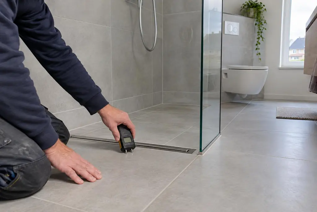 Lekdetectie Ter Aar – badkamer in een nieuwbouwwoning
